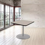 Table de salle à manger carrée Hampden Furnishings 30", collection Bennet, gris/nébuleuse grise