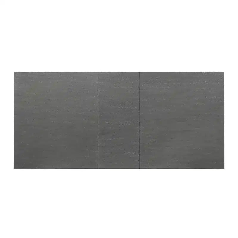 Table à manger Katia 90 po, fini gris rustique et blanc vieilli - Acme Furniture : extensible, 8 places