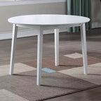 Table à manger escamotable Steve Silver Co. Naples Blanc : extensible, peu encombrante, certifiée CSA, 4 places