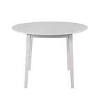 Table à manger escamotable Steve Silver Co. Naples Blanc : extensible, peu encombrante, certifiée CSA, 4 places
