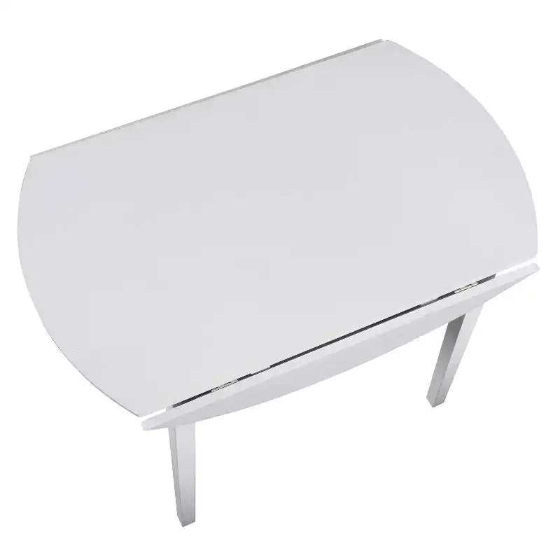 Table à manger escamotable Steve Silver Co. Naples Blanc : extensible, peu encombrante, certifiée CSA, 4 places