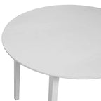 Table à manger escamotable Steve Silver Co. Naples Blanc : extensible, peu encombrante, certifiée CSA, 4 places