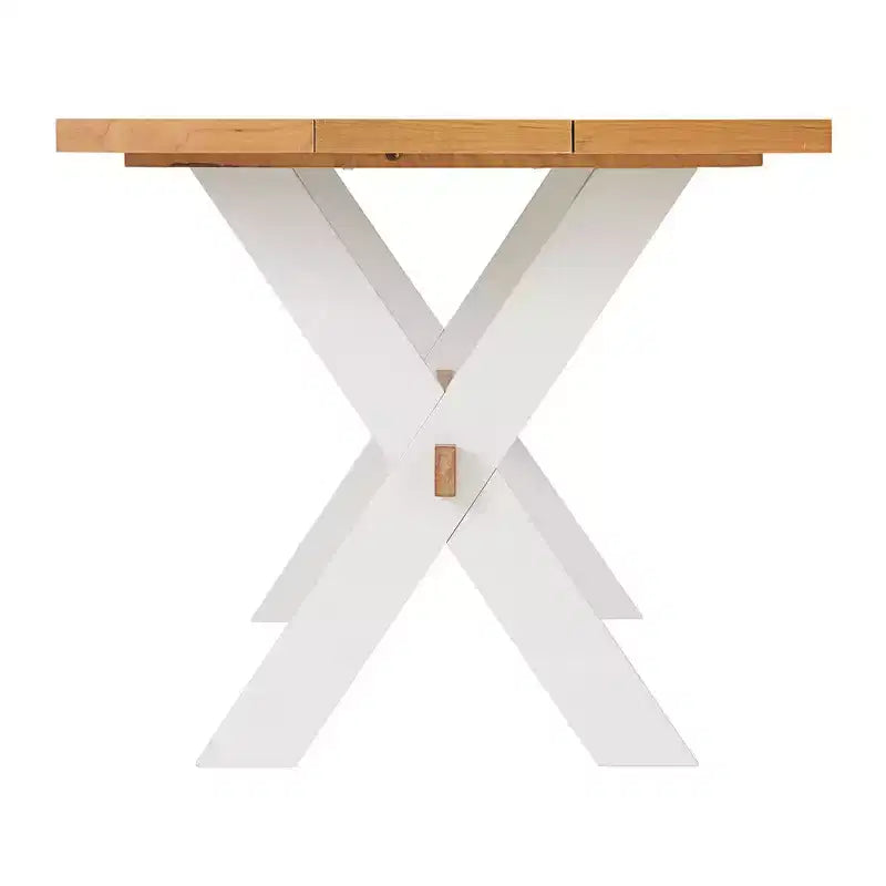 Table de salle à manger Chelsea 72 po avec 2 bancs en cerisier chaud - Meubles Alaterre : Bouleau massif, 6 places