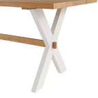 Table de salle à manger Chelsea 72 po avec 2 bancs en cerisier chaud - Meubles Alaterre : Bouleau massif, 6 places