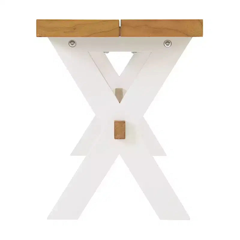 Table de salle à manger Chelsea 72 po avec 2 bancs en cerisier chaud - Meubles Alaterre : Bouleau massif, 6 places