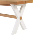 Table de salle à manger Chelsea 72 po avec 2 bancs en cerisier chaud - Meubles Alaterre : Bouleau massif, 6 places