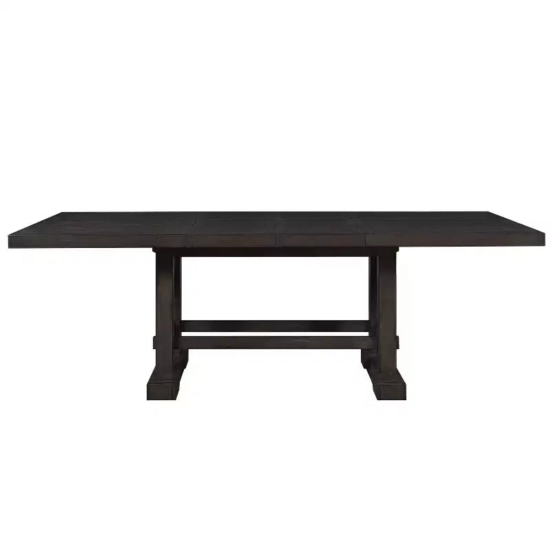 Table à hauteur de comptoir Napa cèdre foncé – Steve Silver Co. : Extensible, 10 places, style rustique