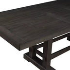 Table à hauteur de comptoir Napa cèdre foncé – Steve Silver Co. : Extensible, 10 places, style rustique