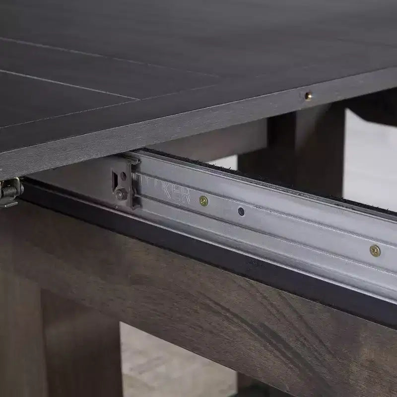 Table à hauteur de comptoir Napa cèdre foncé – Steve Silver Co. : Extensible, 10 places, style rustique