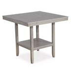 Ensemble de salle à manger 5 pièces Dothan hauteur comptoir gris antique Home Design