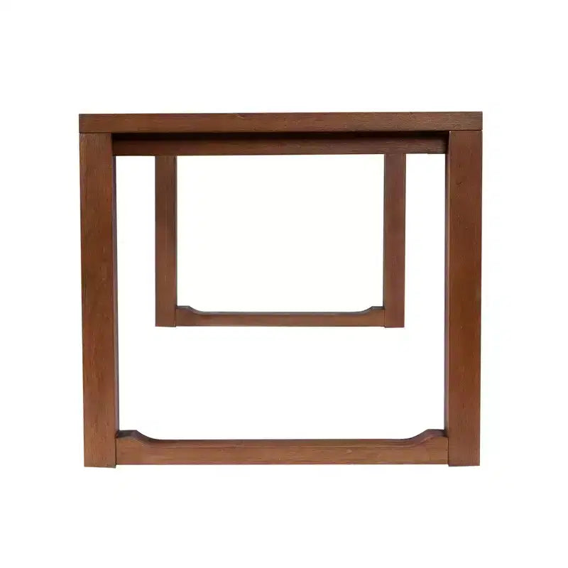 Table de salle à manger extensible Rasmus 89" Châtaigne - Boraam : Acacia massif, 8 places, Style ferme