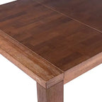 Table de salle à manger extensible Rasmus 89" Châtaigne - Boraam : Acacia massif, 8 places, Style ferme