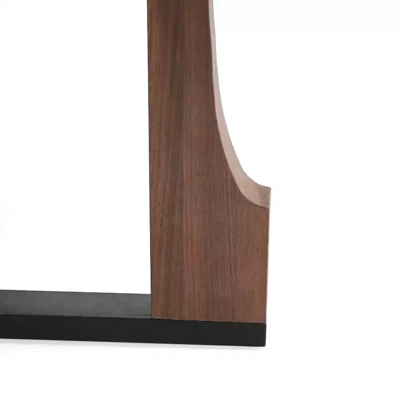 Christopher Knight Home Andrew Table à manger ronde rustique avec cadre entrecroisé, 122 cm, Noyer