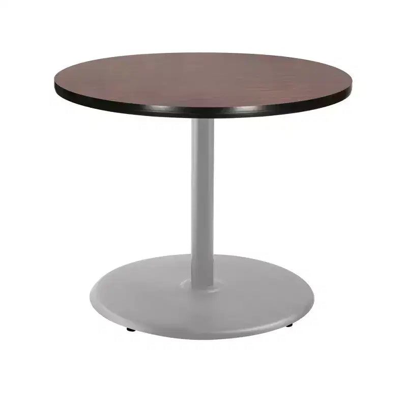 Table à manger ronde 30 po Hampden Furnishings, collection Bennet, gris/acajou