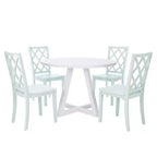 Powell 5pc Shelby Round Dining Set Mint