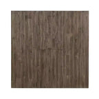 Table haute Abacus Alabaster/Honey - Steve Silver Co. : 91 cm de haut, carrée, 8 places, rallonge papillon