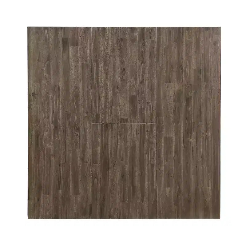 Table haute Abacus Alabaster/Honey - Steve Silver Co. : 91 cm de haut, carrée, 8 places, rallonge papillon