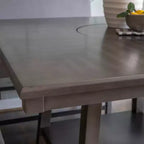 Ensemble de salle à manger Powell 5 pièces Barnes hauteur comptoir gris