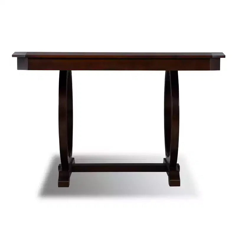 Table de rassemblement Vasha carrée rouge cerise - Powell