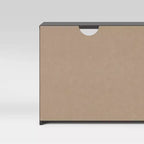 Meuble TV de rangement pour dortoir pour téléviseurs jusqu'à 43 po noir - Room Essentials