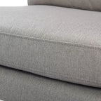 Fauteuil d'appoint Russell à structure en métal bronze gris - Finch : Polyester capitonné, Fauteuil club moderne avec capacité de 113 kg