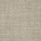 Martha Stewart London Chaise pivotante à jupe en beige texturé : Style champêtre, revêtement en polyester, cadre en bois