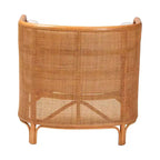 Chaise d'appoint en rotin clair couleur miel bali & pari Bandung