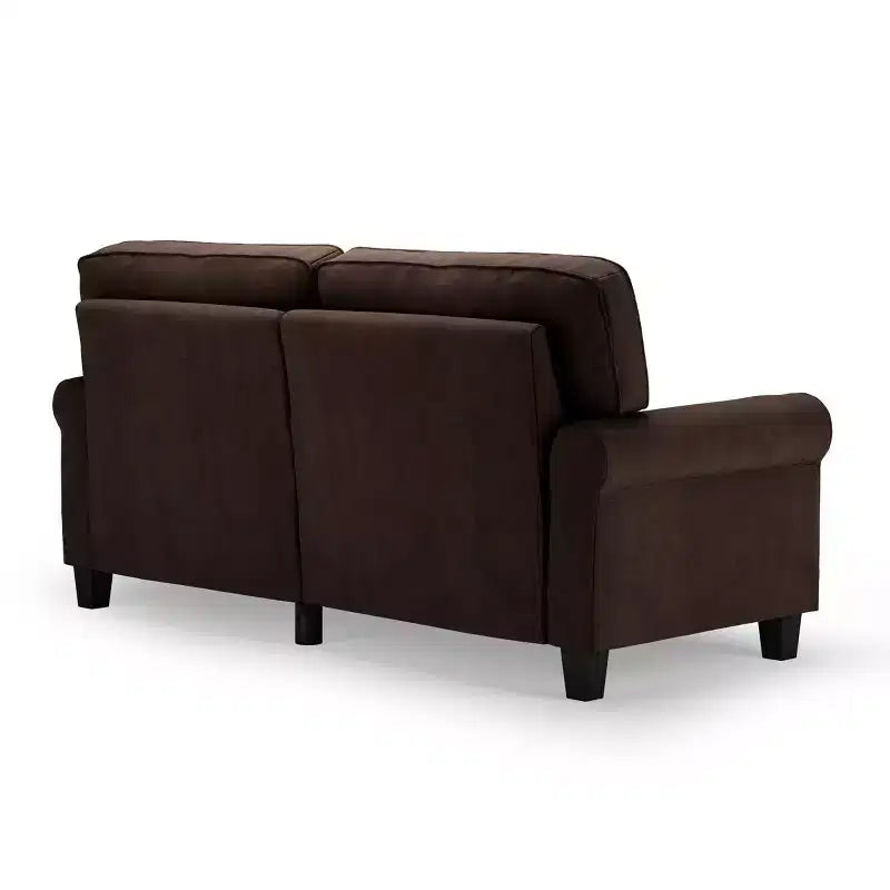 Canapé 73" RTA Copenhagen Collection seigle marron - Serta