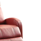 Canapé inclinable électrique Ricardo en cuir synthétique rouge Acme Furniture