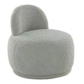 LumiSource Kimi Faux Shearling Accent Chair Green