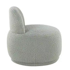 Chaise d'appoint LumiSource Kimi en fausse fourrure de mouton verte