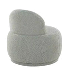 Chaise d'appoint LumiSource Kimi en fausse fourrure de mouton verte