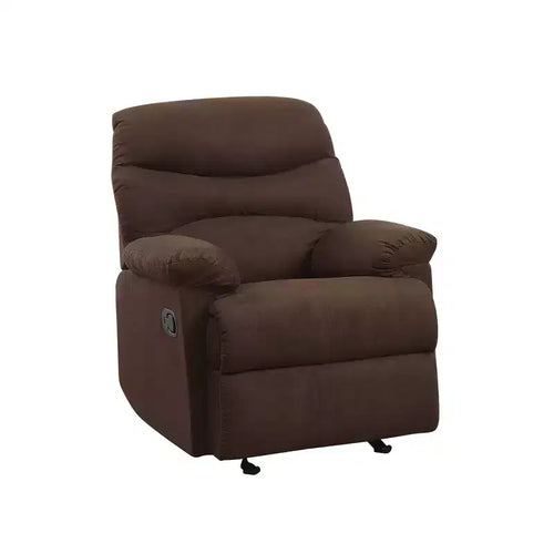 Canapé inclinable en microfibre Arcadia Acme Furniture, couleur chocolat