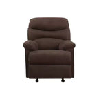 Canapé inclinable en microfibre Arcadia Acme Furniture, couleur chocolat