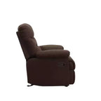 Canapé inclinable en microfibre Arcadia Acme Furniture, couleur chocolat