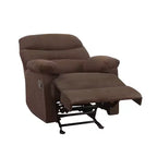 Canapé inclinable en microfibre Arcadia Acme Furniture, couleur chocolat