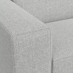 Canapé d'angle WyndenHall Biggs gris pâle