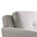 Canapé deux places Harper en tissu beige de Lifestyle Solutions