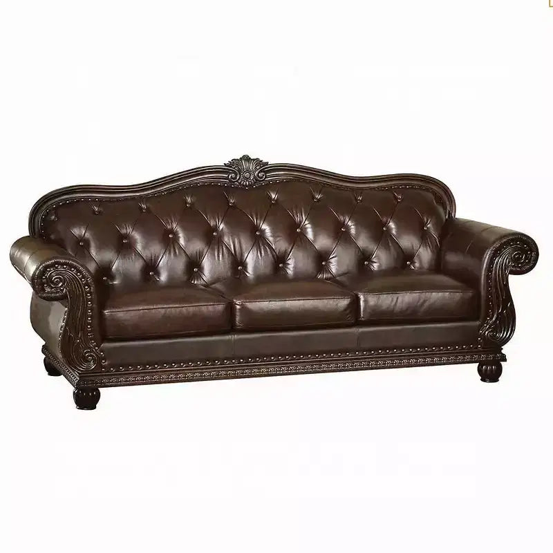 94" Anondale Sofa: Classic Button Tufted, Rolled Armrests - Acme Furniture