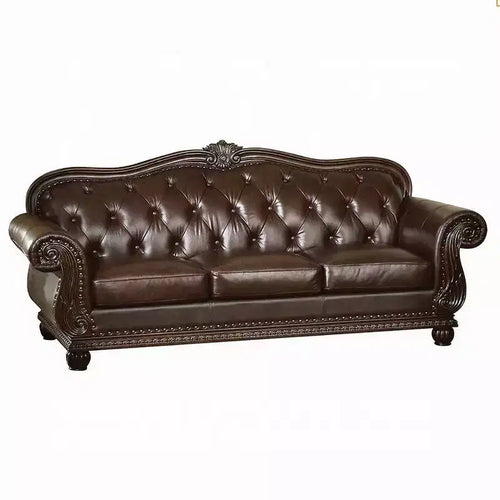 94" Anondale Sofa: Classic Button Tufted, Rolled Armrests - Acme Furniture