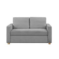 Serta Aurora Convertible Sofa GrayBoucle