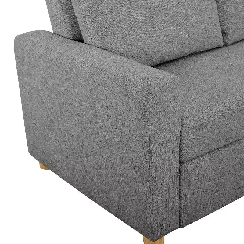Serta Aurora Canapé convertible Bouclé Gris