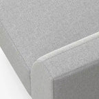 Module accoudoir gauche WyndenHall Biggs gris pâle