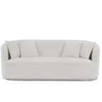 Acme Furniture 83" Odette Sofa Beige Velvet: Luxurious Upholstered, Wood Frame, Includes 4 Accent Pillows