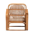 Fauteuil en rotin bali & pari Tiramisu Miel clair/blanc