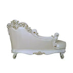 Chaise longue Vendome 81 po en similicuir et finition perle antique – Acme Furniture