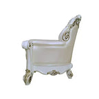 Chaise longue Vendome 81 po en similicuir et finition perle antique – Acme Furniture