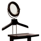 Serviteur de chambre Carson - Espresso foncé - Winsome : Organisateur de costumes et accessoires, Porte-chaussures, Miroir inclinable