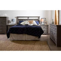 South Shore Versa 5 Drawer Chest Gray Maple: Laminate Finish, Particle Board Frame, Anti-Tip Hardware