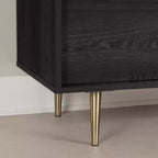 Commode 5 tiroirs South Shore Versa Érable gris : fini laminé, cadre en panneaux de particules, quincaillerie antibasculement